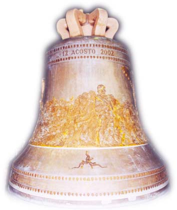 La campana di S.Anna durante la lavorazione