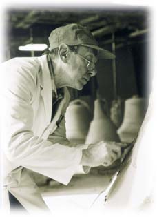 Carlo Rapp durante la lavorazione